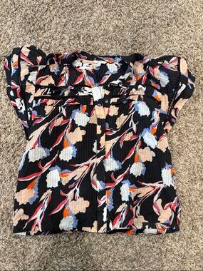 Joie abstract square cut blouse. NWOT.